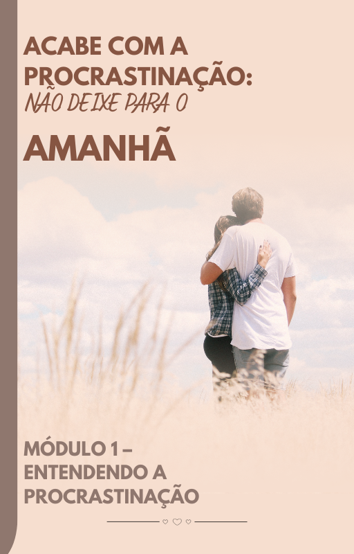 Capa do ebook Acabe com a procrastinação